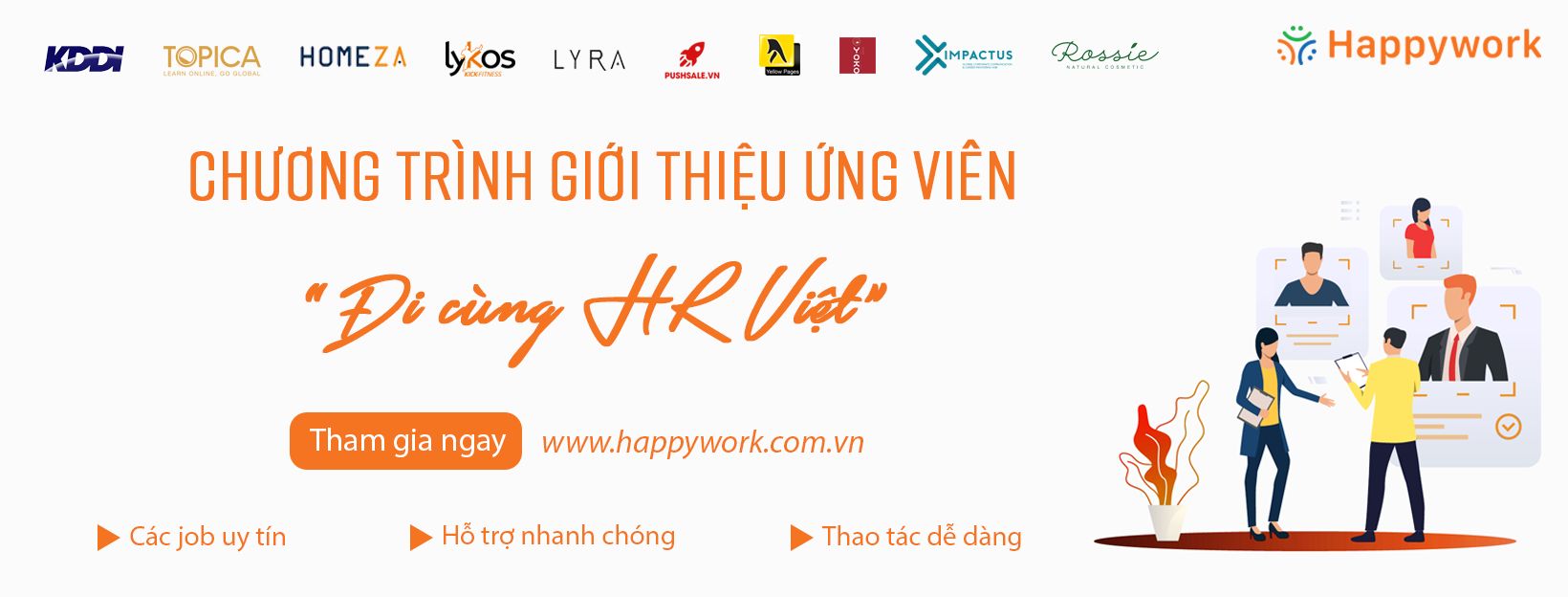 ĐIỀU KHOẢN & QUY ĐỊNH KHI THAM GIA GIỚI THIỆU ỨNG VIÊN CÙNG HAPPYWORK